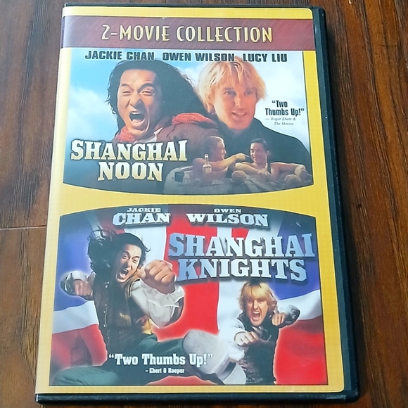 SHANGHAI NOON & SHANGHAI KNIGHTS Double Feature on DVD Jackie Chan - Picture 1 of 2
